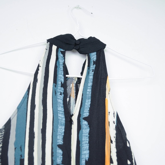 Ella Moss Fjordic Jumpsuit Stripe Halter - Picture 6 of 7